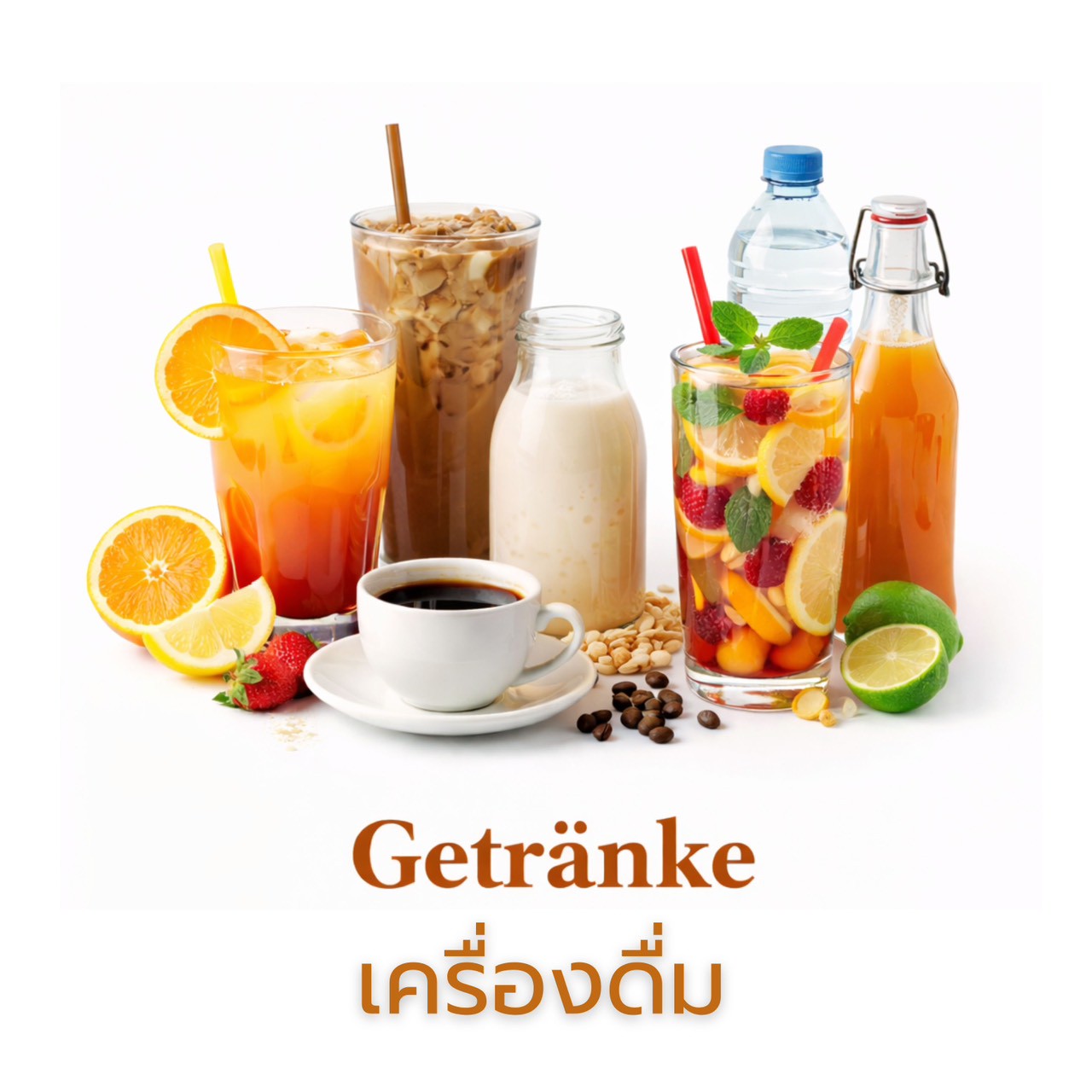 Getränke เครื่องดื่ม