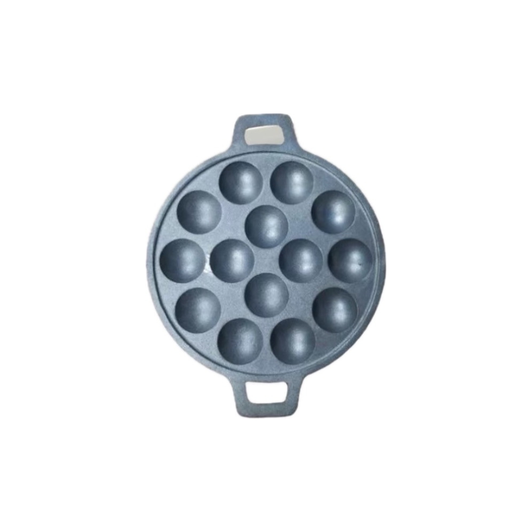 Thai Khanom Krok Pfanne aus Aluminium (14 Löcher - 24 cm) / กระทะขนมครกอลูมิเนียม 14 หลุม
