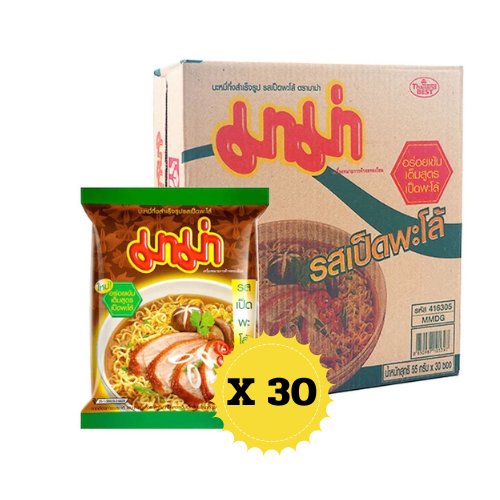 MAMA Instantnudeln mit Pa-Lo Entengeschmack (Orientalischer Stil) 55g X 30 /มาม่า รสเป็ดพะโล้  55g X 30