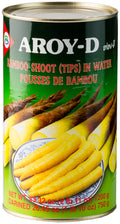 AROY-D - Bambusspitzen in Streifen (Thai Bamboo Tips) / หน่อไม้แท่ง ตราอร่อยดี ขนาด 540 กรัม