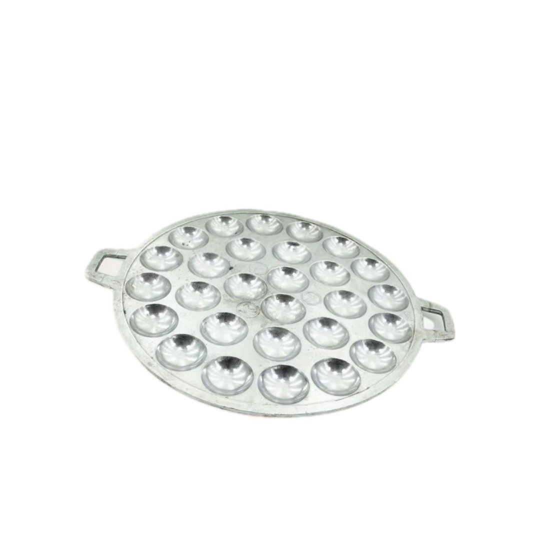 Traditionelle Thai Khanom Krok Pfanne aus Aluminium – 28 Löcher (กระทะขนมครกอลูมิเนียม 28 หลุม)