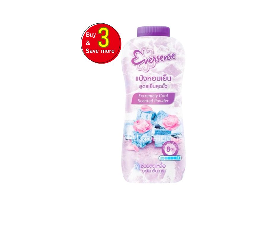 Eversense - Extreme Cool Erfrischendes Kühlpuder 280g / เอเวอร์เซ้นส์ แป้งเย็นสุดขั้ว 280 กรัม