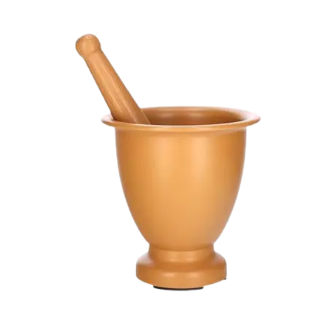 Hygienischer Thai Kunststoff-Mörser & Stößel Set, Ø 19,5 cm (ครกอนามัย พลาสติก Food Grade ขนาด 7.5 นิ้ว)