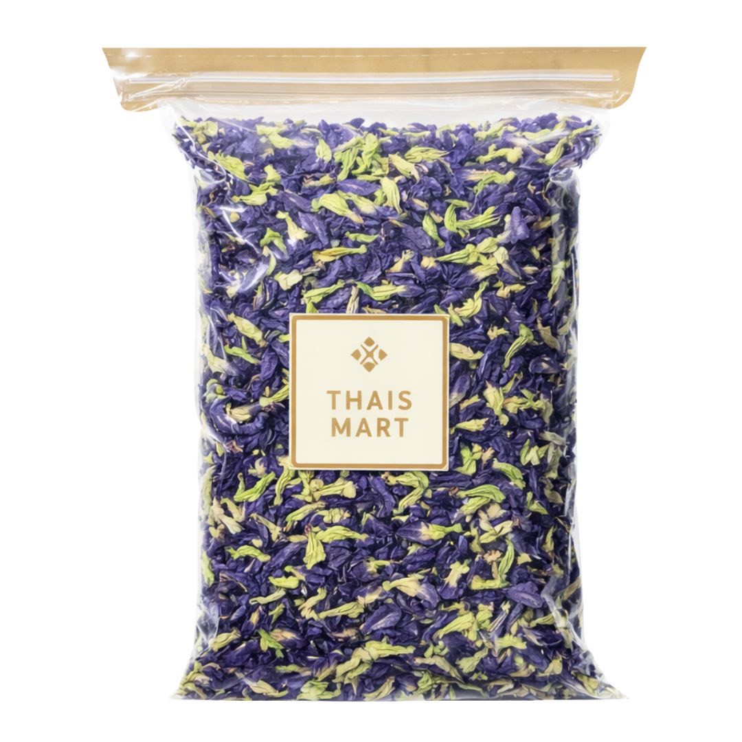 Getrocknete Schmetterlingserbsenblüten (Blue Tea) / อัญชันอบแห้ง
