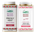 PRICKLY HEAT POWDER ''SNAKE'' 140g X2 /แป้งตรางู 140g X2