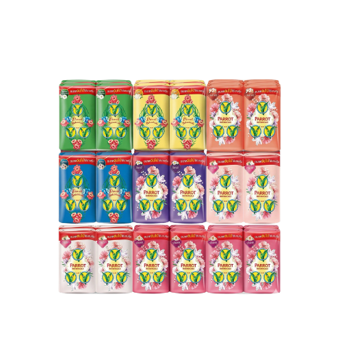 Parrot Botanicals Seife 4er-Pack (Klassische Duftseife) - 4 x 70g (สบู่นกแก้ว พฤกษานกแก้ว ชุด 4 ก้อน)