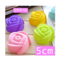 Thai-Kitchen Silikonform Ø 5 cm Blumen- & Blättermuster (12er Pack) / พิมพ์ซิลิโคน 5 ซม. ลายดอกไม้และใบไม้ (1 โหล)