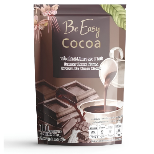Be Easy Instant Kakaogetränkepulver / Be Easy Cocoa เครื่องดื่มโกโก้ชนิดผง บีโกโก้ นางบี (10 ซอง x 15g)