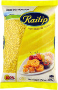 RAITIP Mungbeans Peeled Matches 500g/ถั่วเขียวซีก ขนาด 500 กรัม ตราไร่ทิพย์