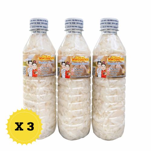 Eingelegte Bambussprossen in Scheiben/Streifen 400g / หน่อไม้ดอง 400 กรัม