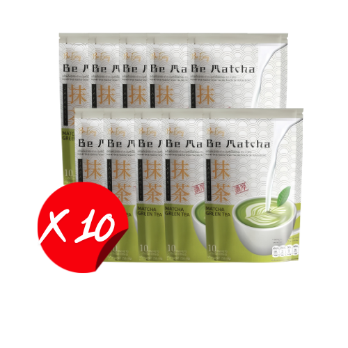 Be Easy - Instant Matchagetränkepulver / Be Easy Matcha ชาเขียวนางบี บีอีซี่ (10 ซอง x 15g)