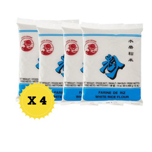 Cock Brand Rice Flour (Reismehl) - 400g/แป้งตราไก่ ขนาด 400 กรัม