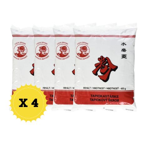 Cock Brand Rice Flour (Reismehl) - 400g/แป้งตราไก่ ขนาด 400 กรัม