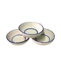 Thai-Kitchen Traditionelle Keramik-Dämpfschalen "Tuai Talai" (Grad A) 10er Set / ถ้วยตะไล เกรด A จำนวน 10 ใบ