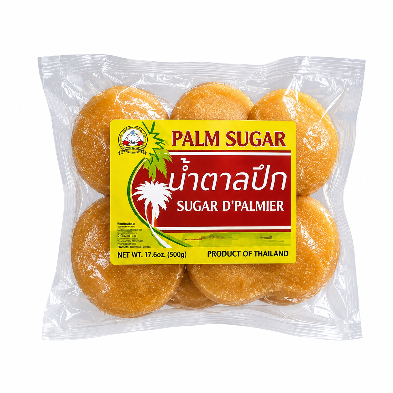 Buddha Palm Sugar 500 g/น้ำตาลปึก ขนาด 500 กรัม