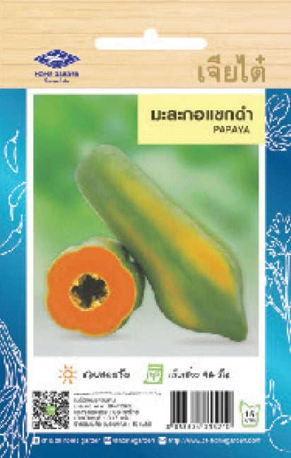 Chia Tai Papaya (Khaek Dam) Samen -  Carica papaya/ เมล็ดพันธุ์มะละกอแขกดำ