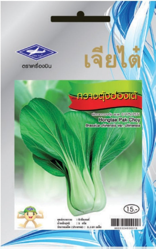 Chia Tai Pak Choi (Bok Choy/Hongtae Pak Choy) Samen - Brassica rapa subsp. chinensis/ เจียไต๋ เมล็ดพันธุ์ผักกวางตุ้งฮ่องเต้