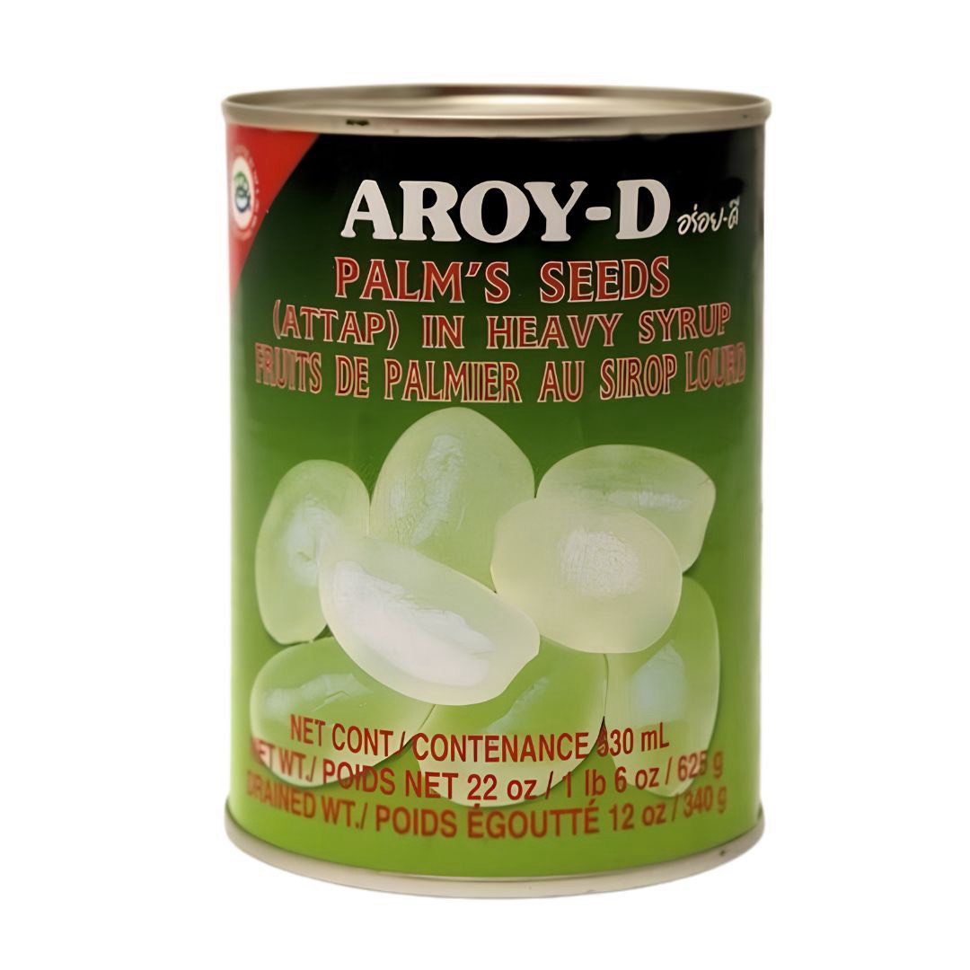 AROY-D Kaulquappen-Palmensamen in schwerem Sirup 565g/ ลูกชิดในน้ำเชื่อม 565g