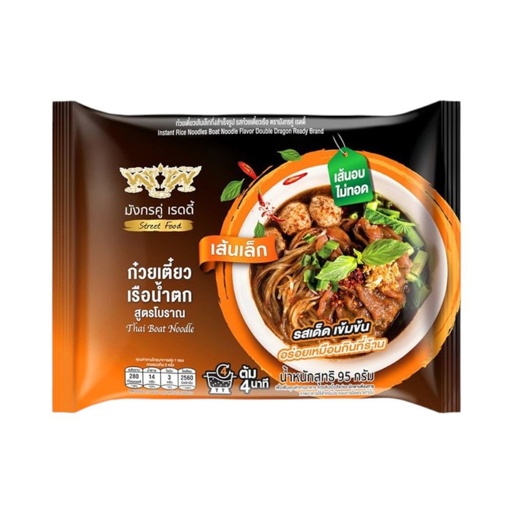 Mama Reisnudelsuppe (Boot-Nudelsuppe) mit dünnen Reisnudeln มาม่า ก๋วยเตี๋ยวเรือ เส้นเล็กก๋วยเตี๋ยวเรือ (87g)