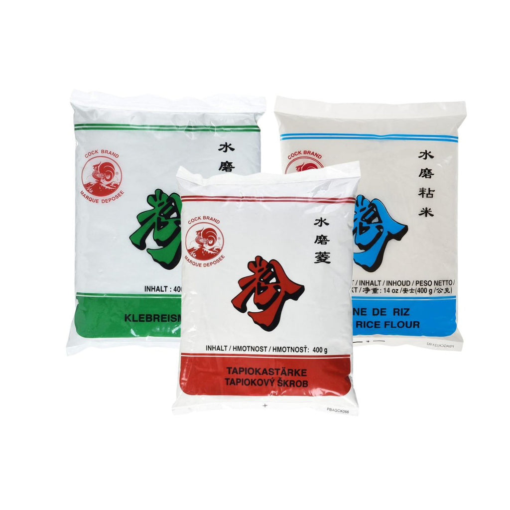 Cock Brand Rice Flour (Reismehl) - 400g/แป้งตราไก่ ขนาด 400 กรัม