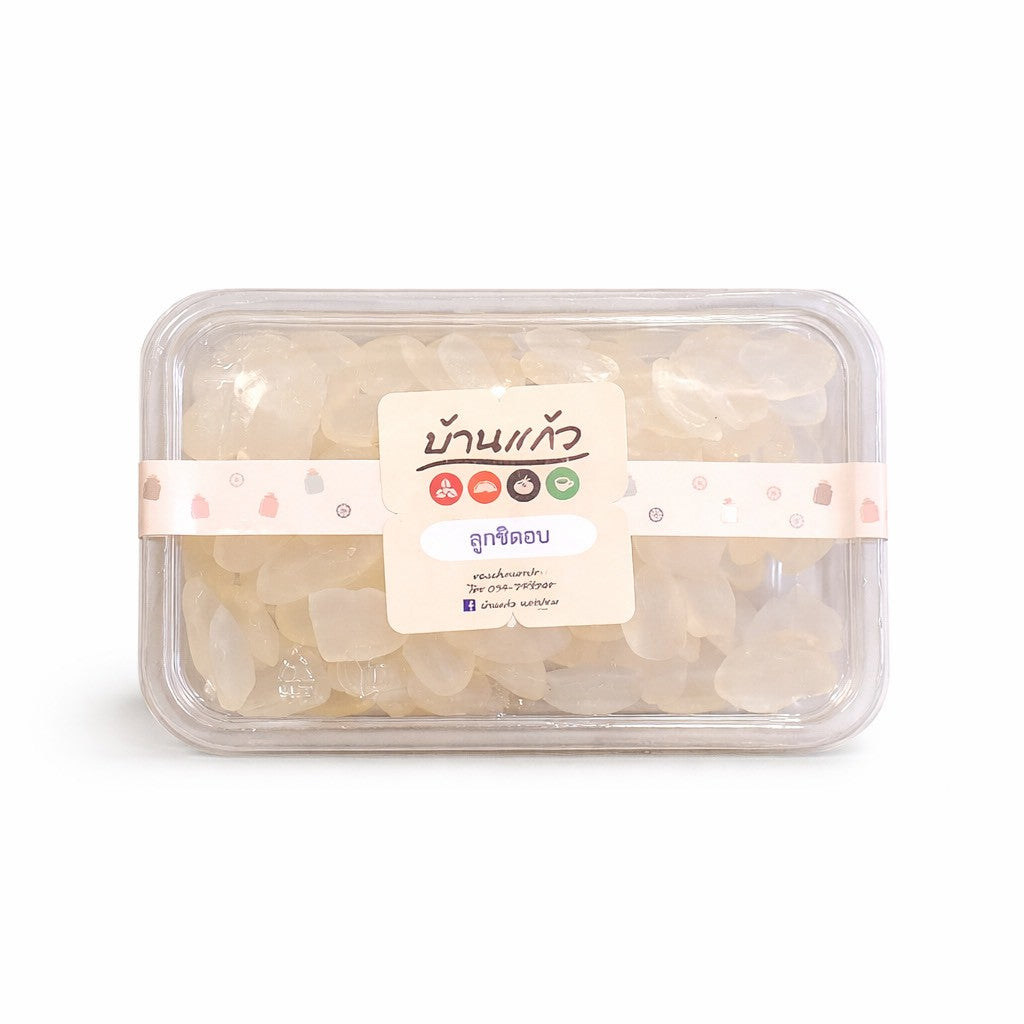 Dried Attap Fruit (Nipa-Palmfrucht) 210g - Baan Kaew Brand / ลูกชิดอบแห้ง ตราบ้านแก้ว 210 g