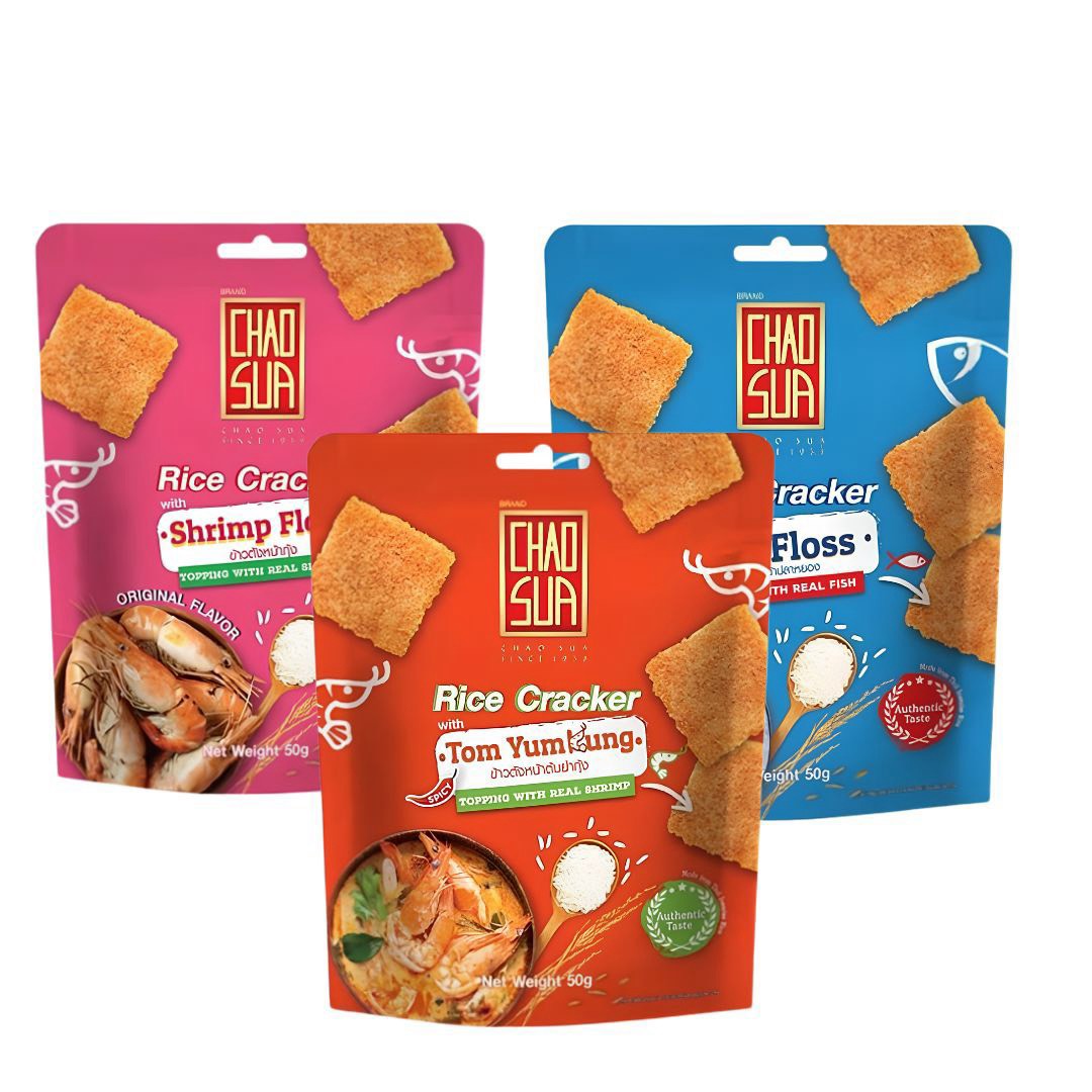 Chao Sua  Thailändische Reiscracker 80g /เจ้าสัว ข้าวตัง 80g