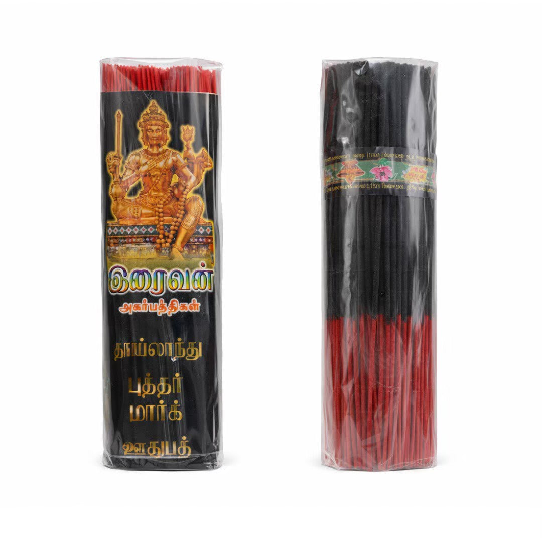 Schwarze Räucherstäbchen 440g – Duftstäbchen mit 21 cm Länge / ธูปหอมสีดำ น้ำหนัก 440 กรัม ความยาวก้านธูป 21 cm
