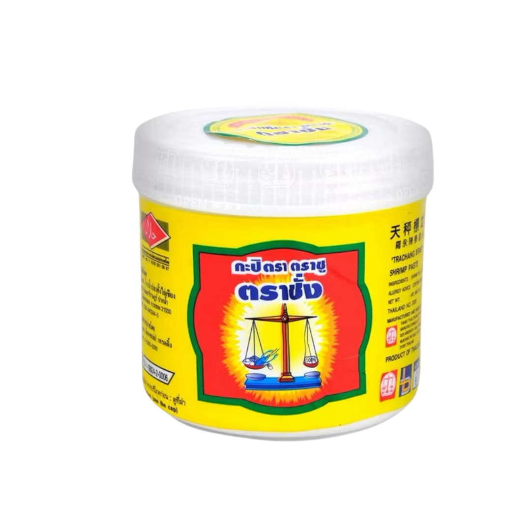 Garnelenpaste der Marke "Trachang" (Waage) 400 g/ กะปิแท้ ตราชั่ง 400 กรัม