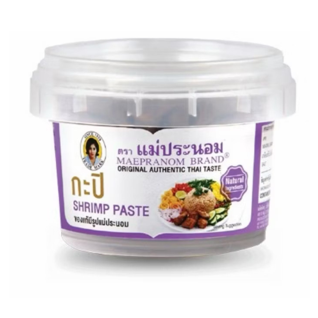 Garnelenpaste der Marke „Mae Pranom“ (กะปิ ตราแม่ประนอม)