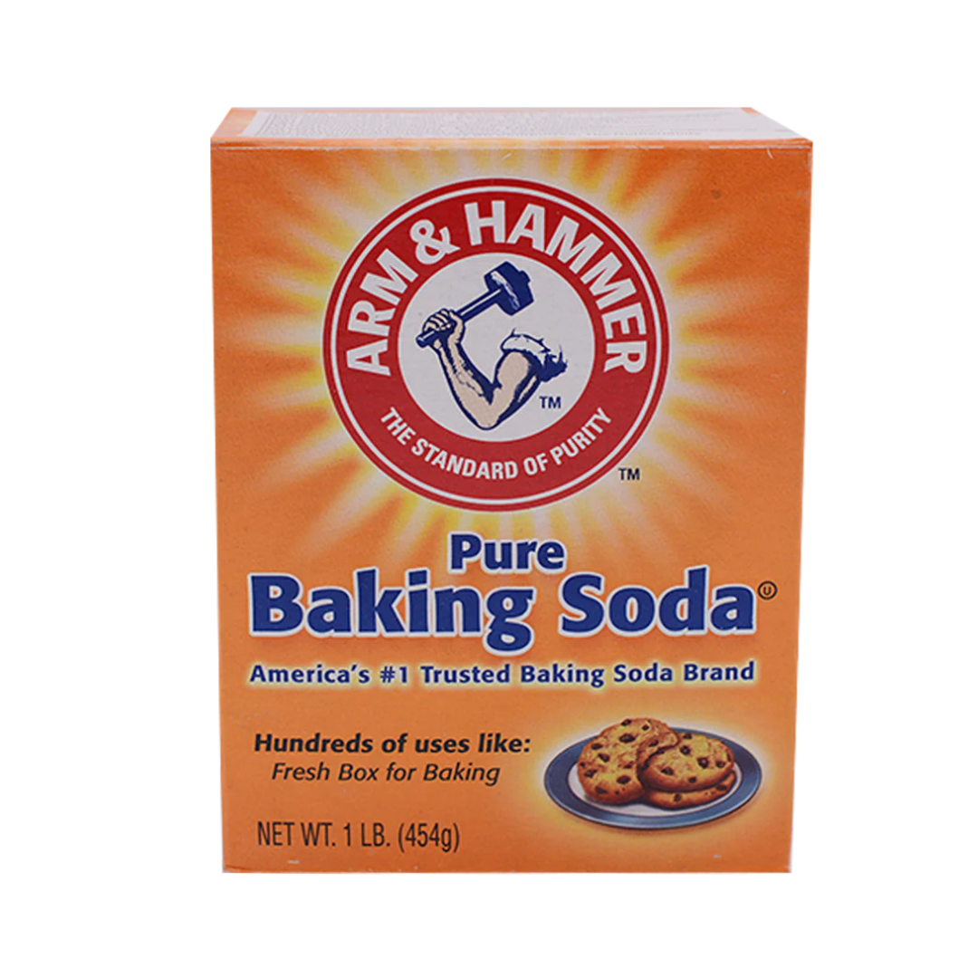 Arm & Hammer Pure Baking Soda - Reines Natron - 454g เบกกิ้งโซดา (โซเดียมไบคาร์บอเนต) ตรา Arm & Hammer (454 กรัม)