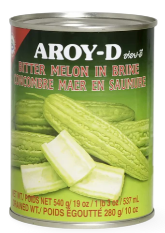 AROY-D - Bittermelone in Salzlake (Bitter Melon in Brine) 450g / มะระขี้นกในน้ำเกลือ ตราอร่อยดี ขนาด 450 กรัม