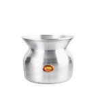 Thai Klebereis-Dämpfset (Aluminiumtopf & Bambuskorb -22 cm) (หม้อนึ่งข้าวเหนียวพร้อมหวด  ขนาด 22 cm)
