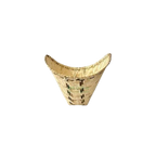 Thai Klebereis-Dämpfset (Aluminiumtopf & Bambuskorb -22 cm) (หม้อนึ่งข้าวเหนียวพร้อมหวด  ขนาด 22 cm)